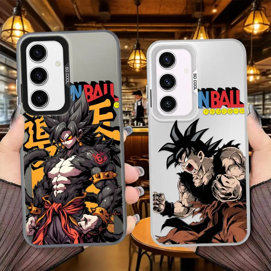 Casing Cangkang Lunak untuk Samsung Galaxy A54 A53 A55 A73 A51 A56 A26 A36 A71 A35 A52 A72 Dragon Ball Super Anime Son Goku