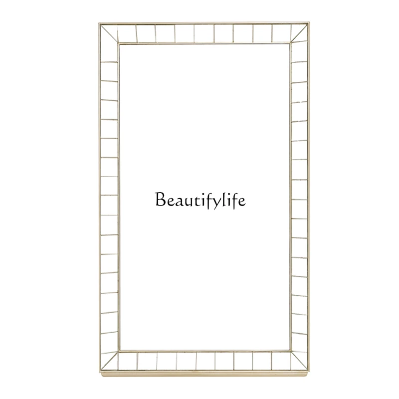 European clothing full body floor-to-ceiling wall-mounted three-dimensional large mirror American dance mirror