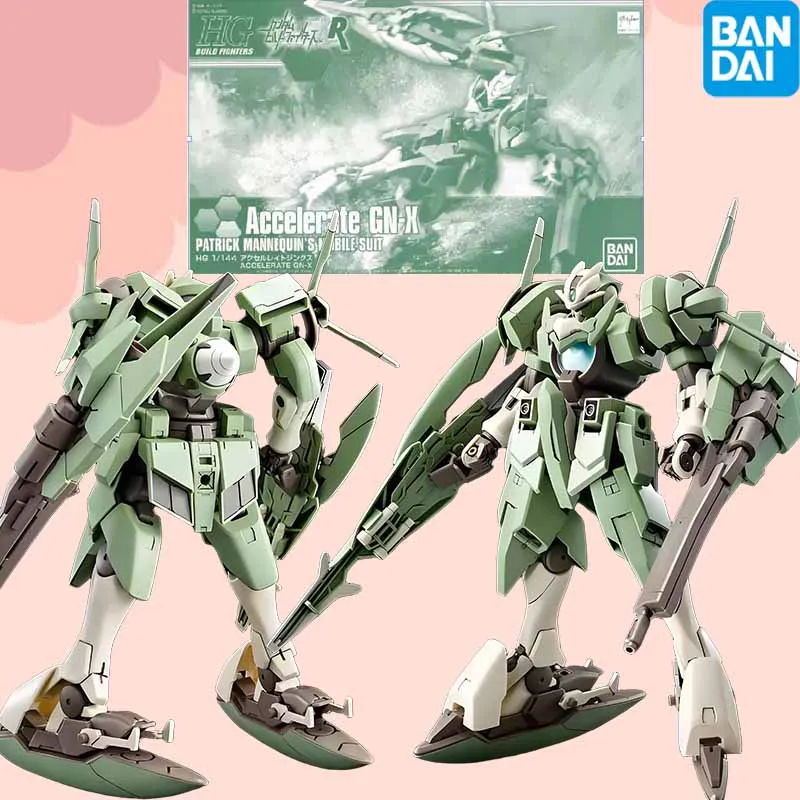 

Bandai High quality GUNDAM HG 1/144 Accelerate GN-X GNX-803ACC Anime Action Figure Assembly Model Toys