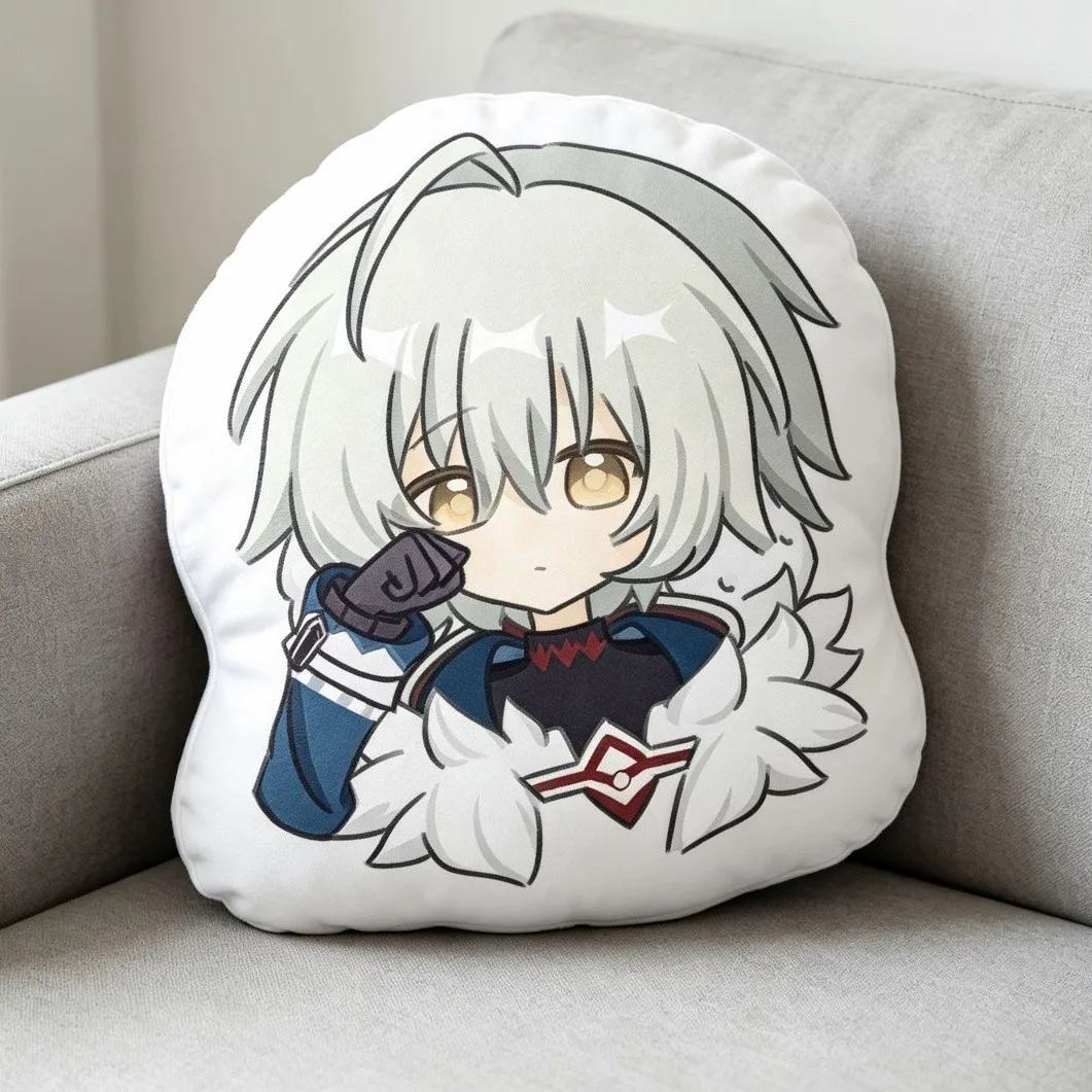 Game Genshin Impact Q-version Cute Cotton Plushie Cartoon Figure Alyosha Pillow Chair Backrest Car Seat Sofa Ornament Xmas Gift view 2