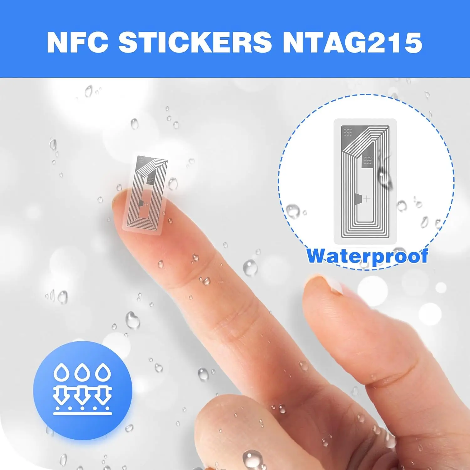 Рисунок 3 - Наклейка с NFC-метками с чипом NTAG213