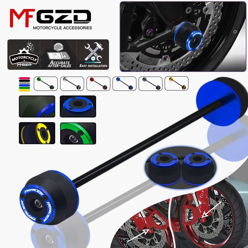 

New For YAMAHA Tracer 700 900 700GT 900GT 2019-2023 Motorcycle Accessories Front Rear Wheel Fork Slider Axle Crash Protector