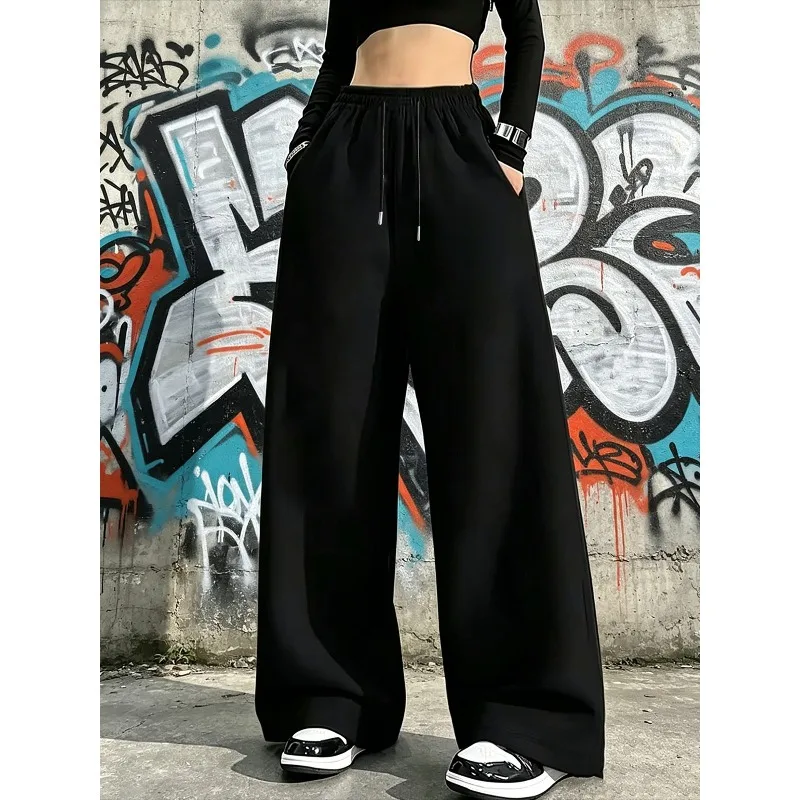 Retro Straight Leg Pants for Street Leisure and Daily Exercise, American Casual Men's and Women's Straight Leg Pants