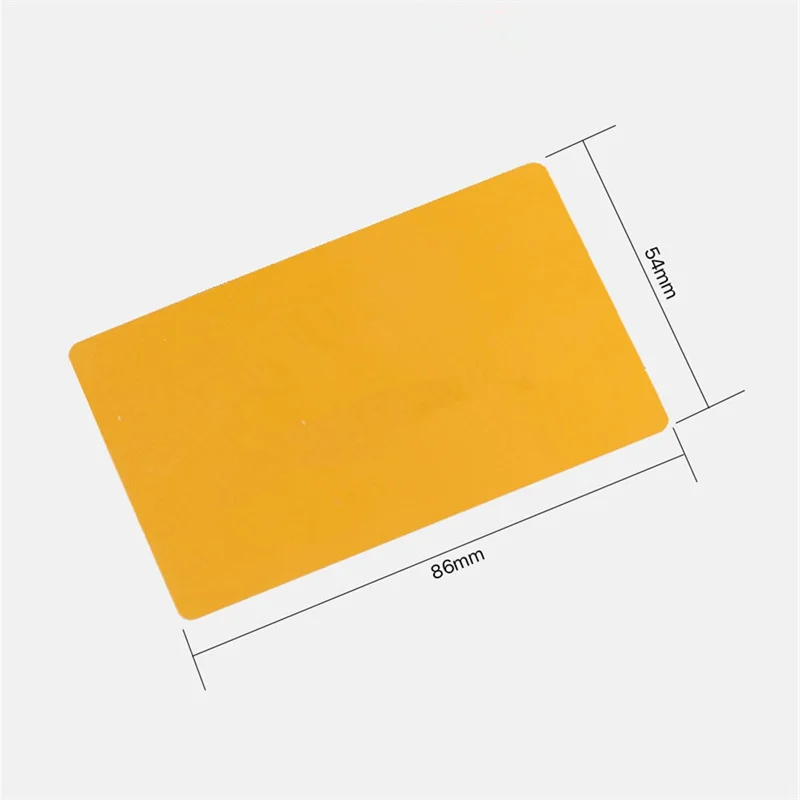 5pcs Custom Logo Name Alloy Metal Business Card for Laser Engraving Machine