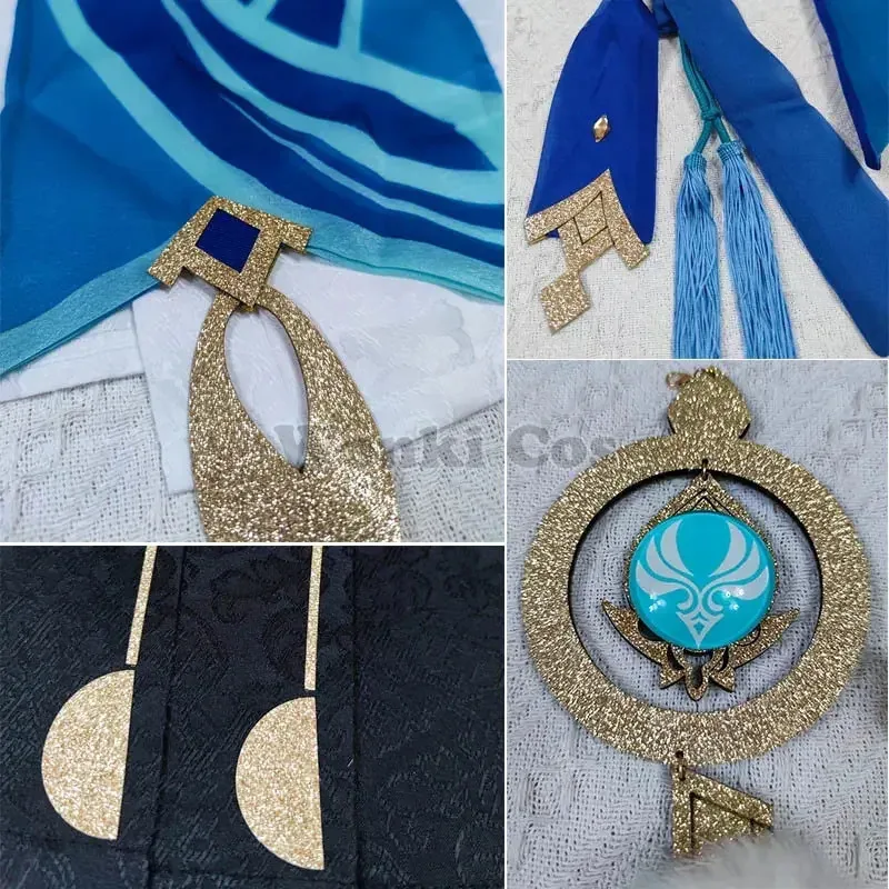 

Scaramouche Impact Wanderer Cosplay Costume Wig Kimono Suits Cosplay Costumes Full Set Without Hat Outfits