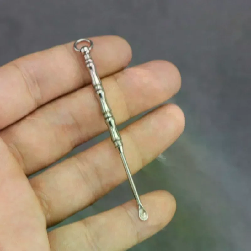 Spoons Retro Imitation Brass Silver Portable Ear Cleaning Tool Ear Pick Ear Wax Ear Cleaner Wax Pickers Earpick Wax Remover Ear