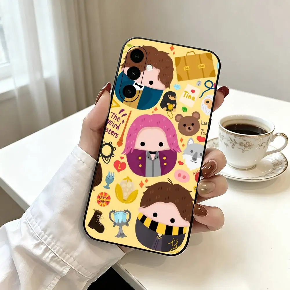 Magic H-Harry-es P-Potters W-Wand  Phone Case Black Silicone Soft For Samsung Galaxy A73,A72,A71,A70,A53,A52,A51 view 2