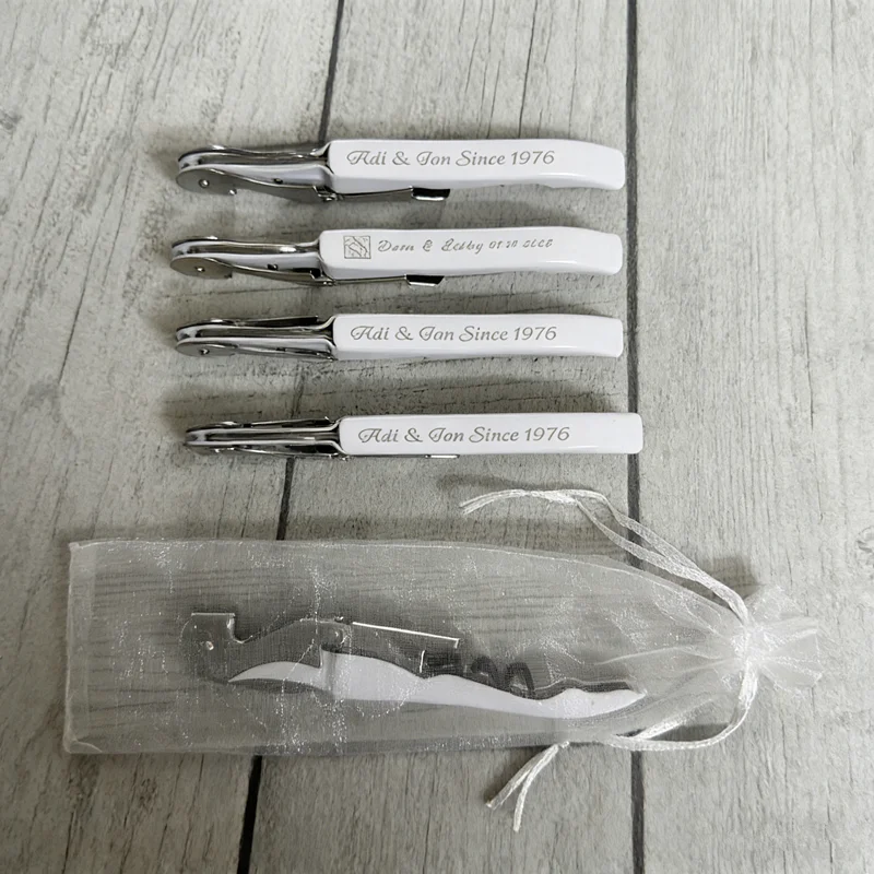 15-20 -25-30Pcs Personalized Seahorse Wine Bottle Opener, Small Gift for Guests, Wedding Party Gifts