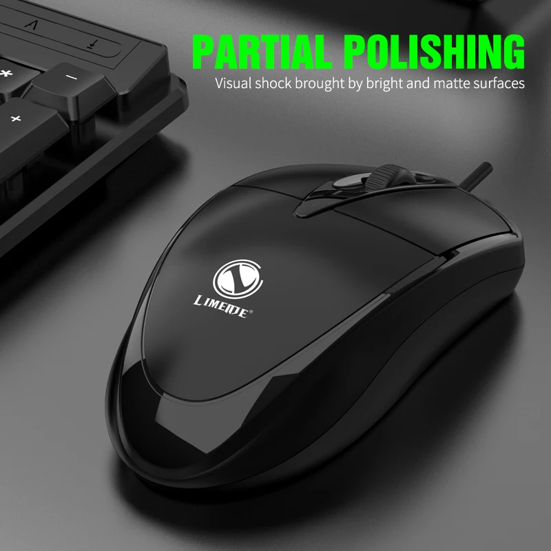 301 Wired Mouse Office Gaming Desktop Computer Laptop Business Mouse USB Optical Mouse