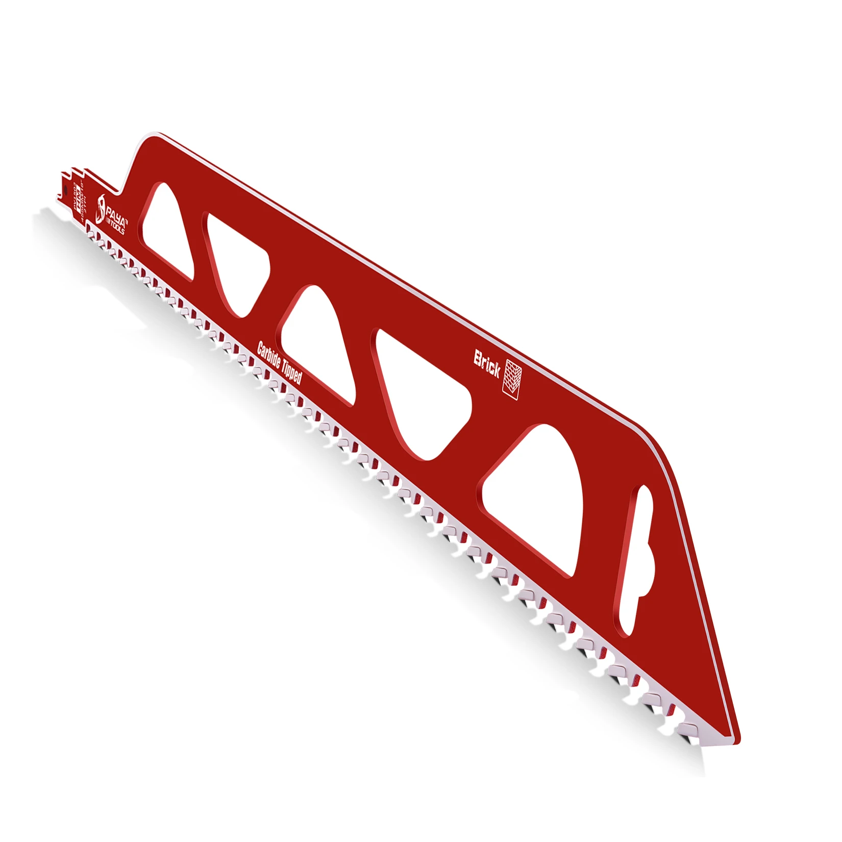 

Пильное полотно PAYA 455 мм (18 дюймов) 2PTI для сабельной пилы, твердосплавные лезвия для резки газобетона, пустотелого кирпича, плитки