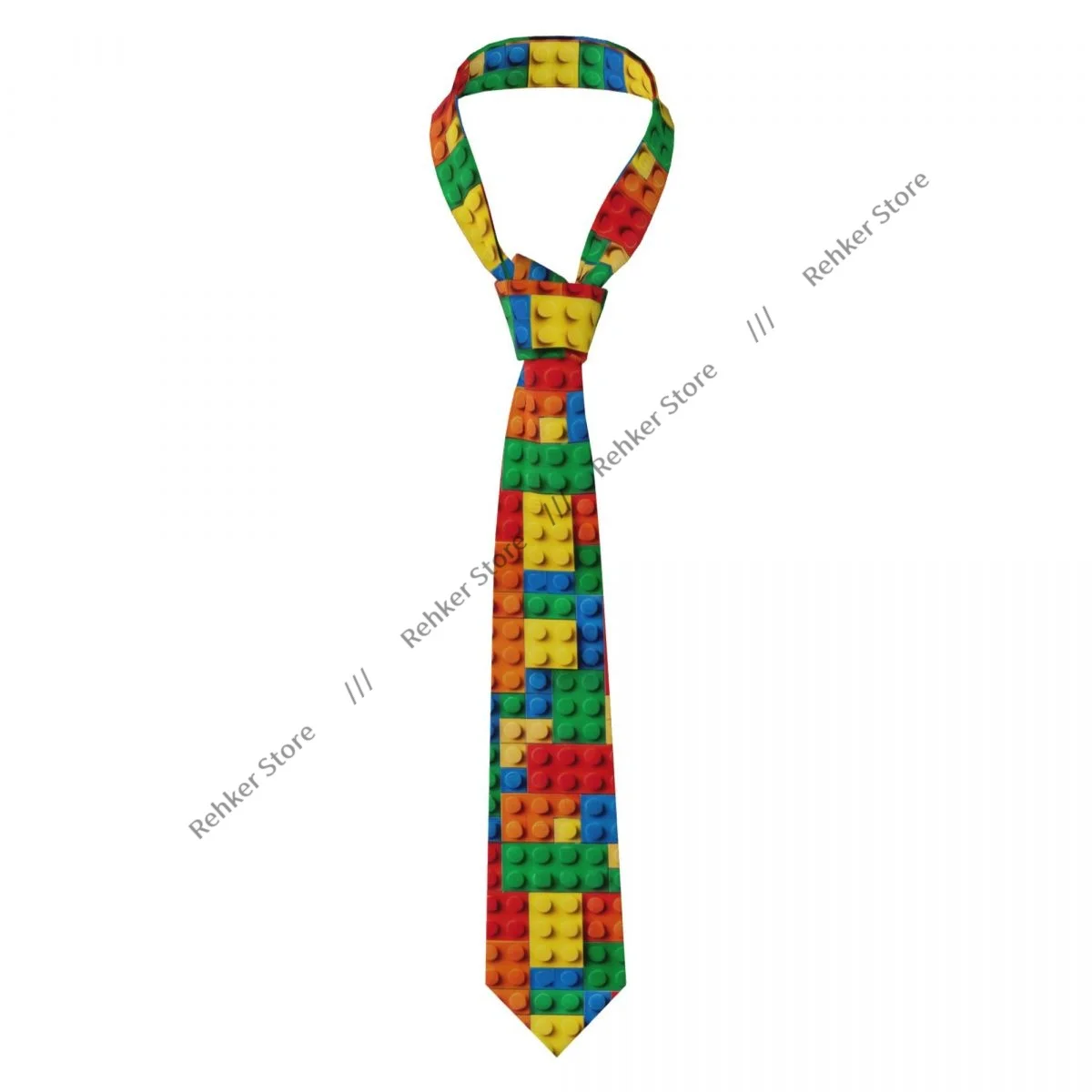 ربطات عنق كلاسيكية للرجال لحفلات الزفاف وحفلات الزفاف وربطات عنق للبالغين كاجوال ملونة لبنات البناء وربطات عنق من الطوب