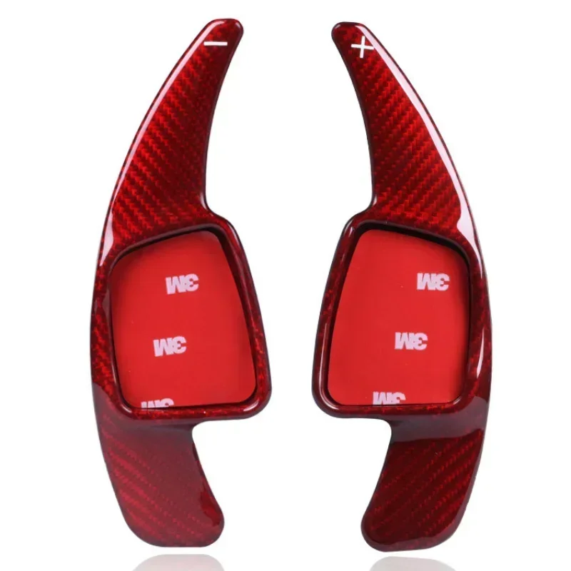 

Direct Attached Extended Colored Glass Carbon Fiber Car Interior Mouldings Steering Wheel Shift Paddles for Audi A4LQ7TTSS3Q2