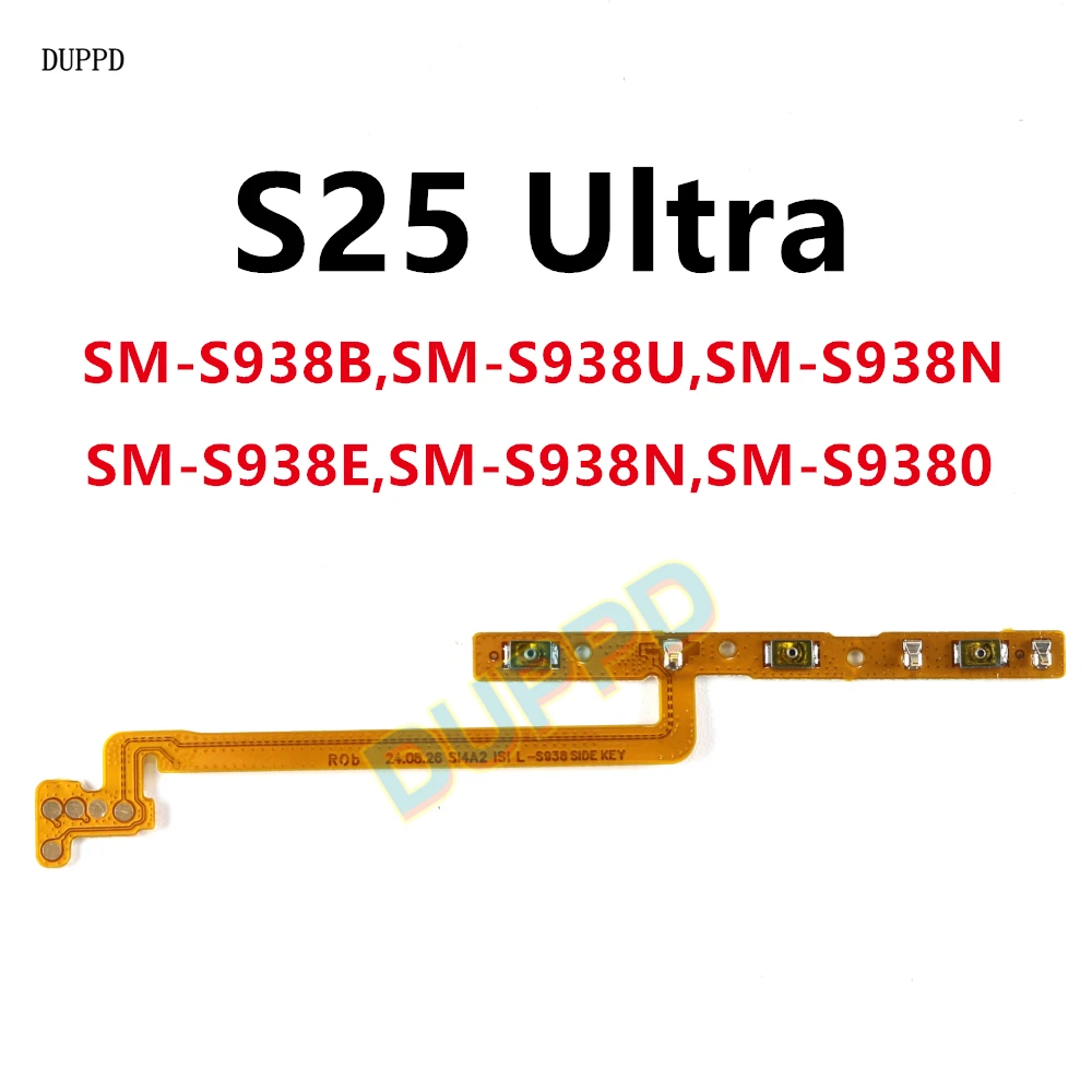 

Power Swith On Off Volume Side Button Flex Cable Repair For Samsung Galaxy S25 Ultra SM-938B S938U S938N S938W S938E S938 S25U