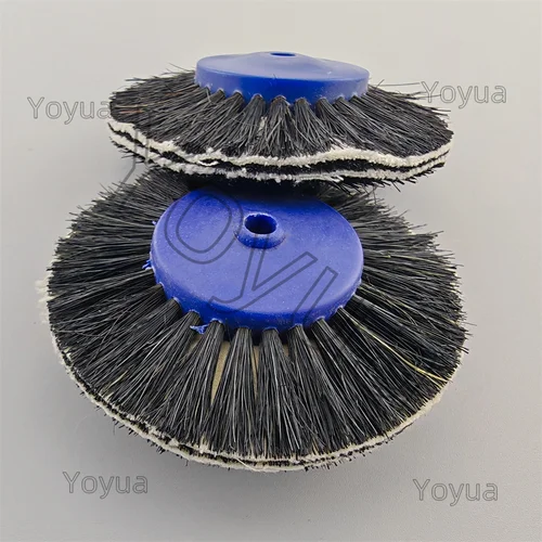 Imagen 2 del producto 10 Uds. Cepillo de Pulido Dental de 80mm, pestillo de laboratorio de odontología, herramienta rotativa de rueda de Odontologia, color negro para joyería de Metal para dentadura