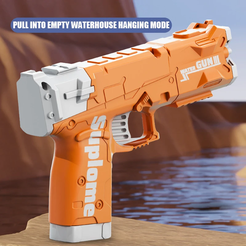 Zomerwaterpistool Mechanisch continu afvuren Spray Waterpistolen Buitenstrand Zwembad Waterspeelspeelgoed voor jongens en meisjes