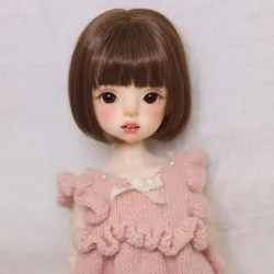 Perruque courte haute température avec fil, perruque herbe D SD, jolie perruque BJD, nouveauté, 1/3, 1/4, 1/6, 1/8
