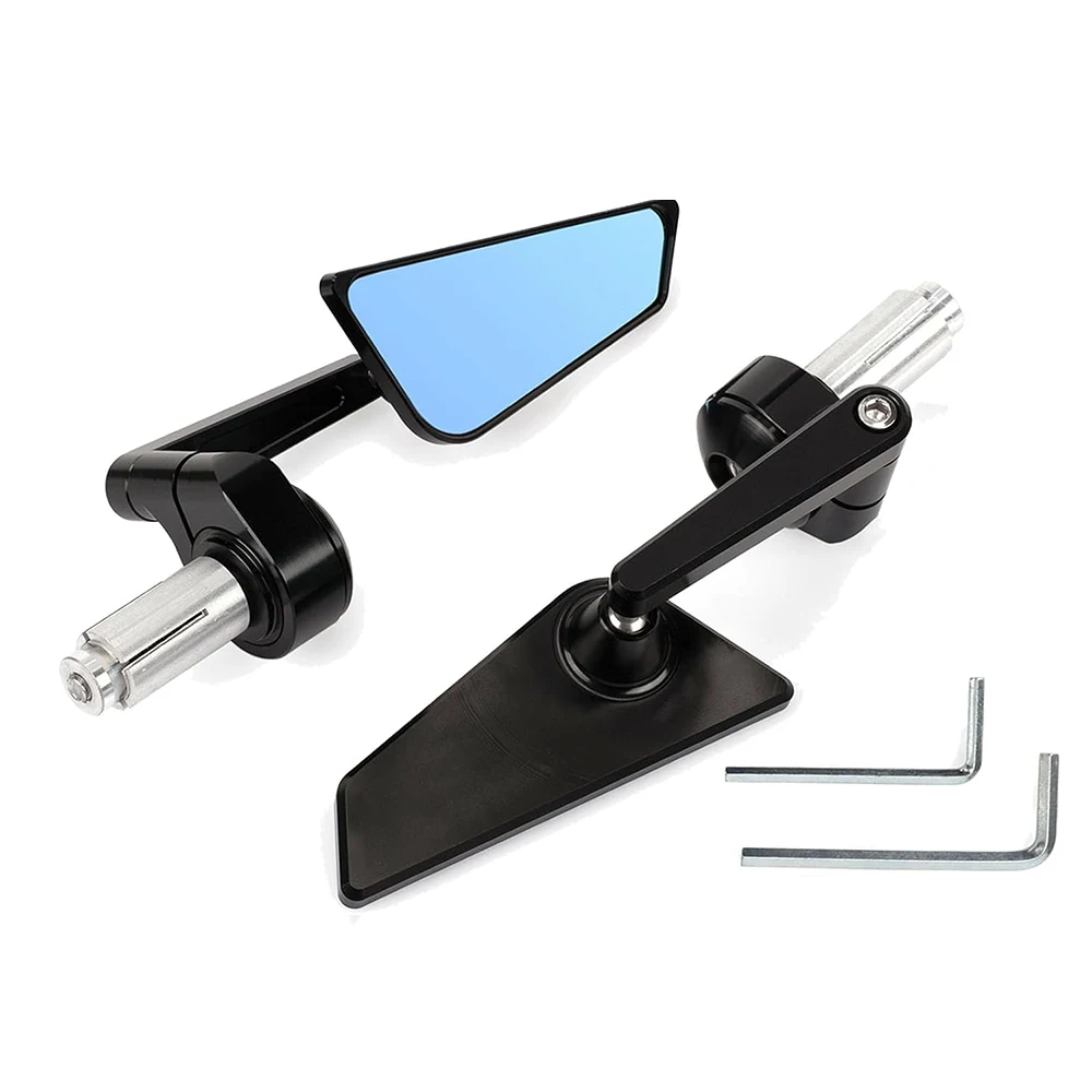 For Universal New Motorcycle Rearview Mirrors Scooter Bar End Handlebar Mirror Rear View Mirror Accessories