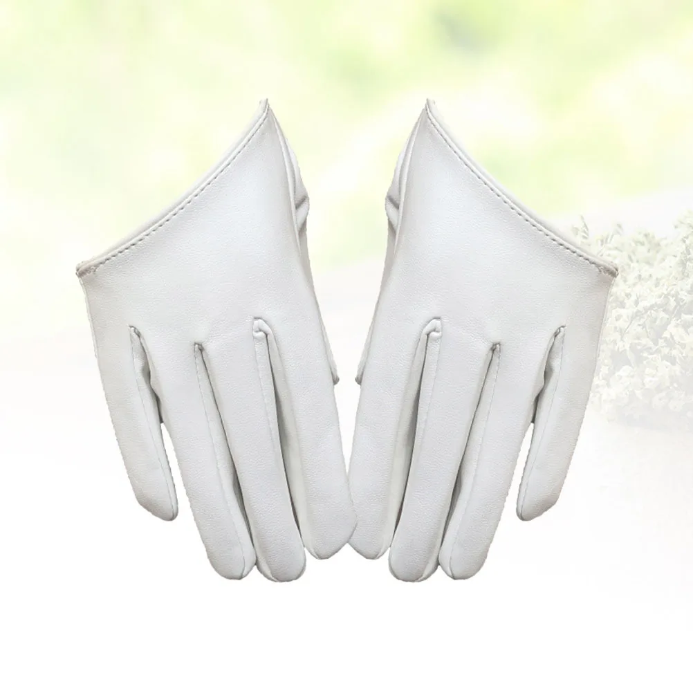 

1Pair Wedding Gloves Women Comfortable Fit One Size Gloves for Baptism Prom Pageant Ball Dance Performance Elegant Look