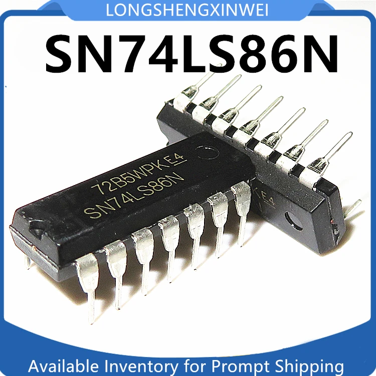 1PCS SN74LS86N 74LS86 DIP-14 Four XOR Gate/grid/inverter IC