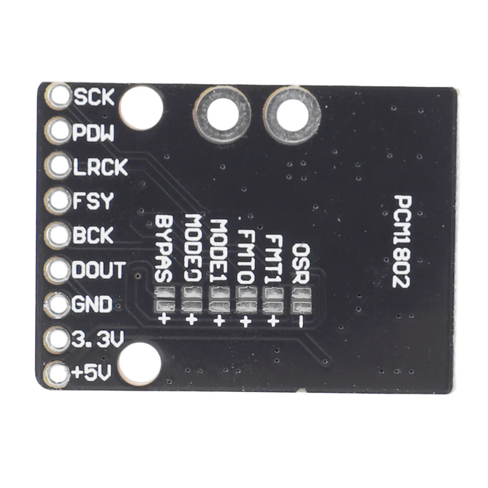 PCM1802 Audio Stereo Digital PCM AV Amplifier Player Board 3.3/5 V ADC Single-Ended Analog-Input Decoder