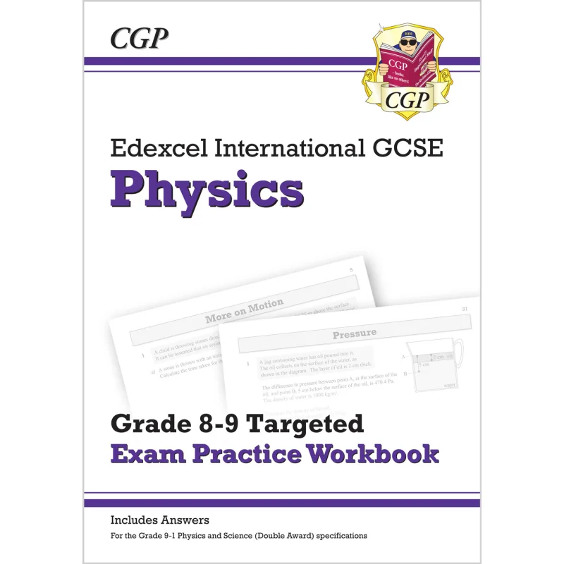 

New Edexcel International GCSE Physics Grade 89 Exam Practice Workbook With Answers CGP Books 9781789082388