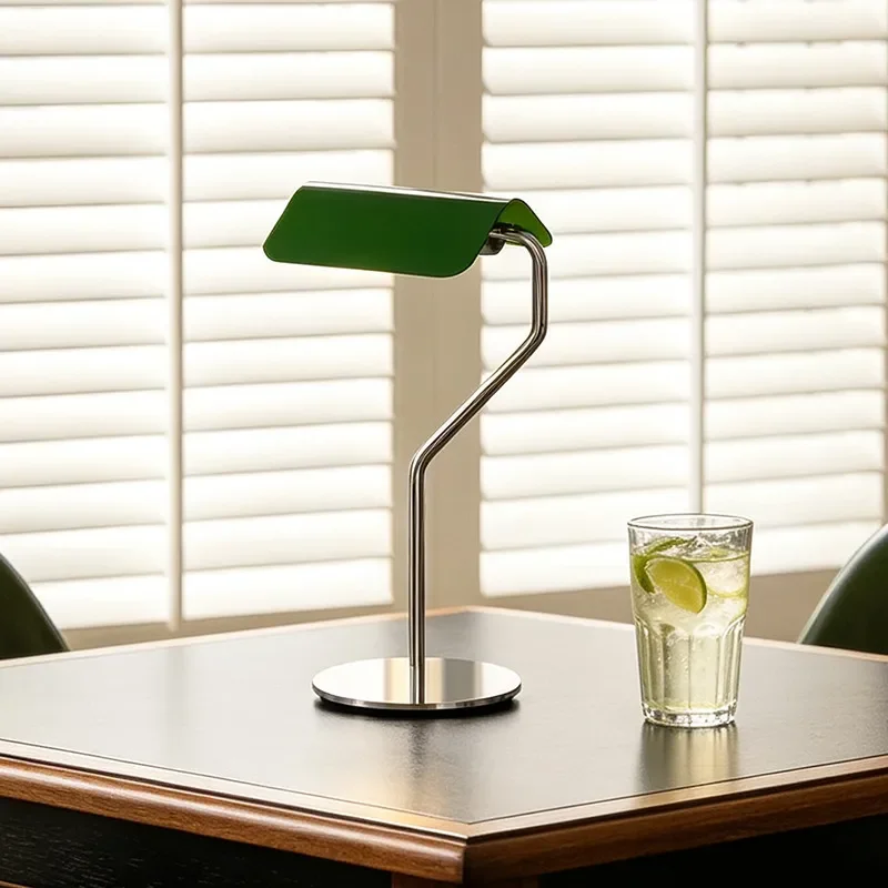Desktop Desk Lamp Cross-border Modern Simple Bedroom Bedside Lamp Retro Decoration Creative Desk Reading Study Table Lamp