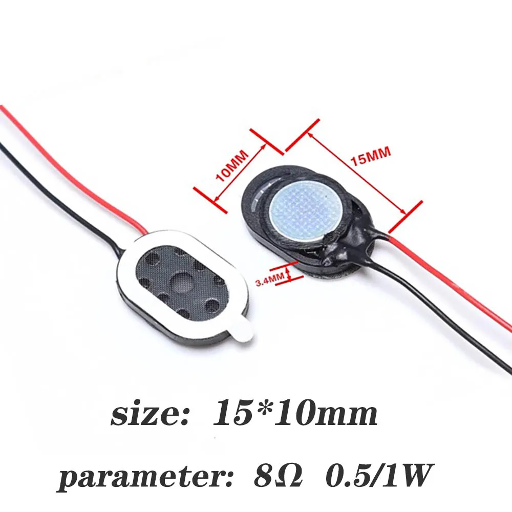 1-5pcs New 8ohm 1W Electronic Dog GPS Navigation Speaker 8R 1W 2030 20*30 With Cable  For  Equipment