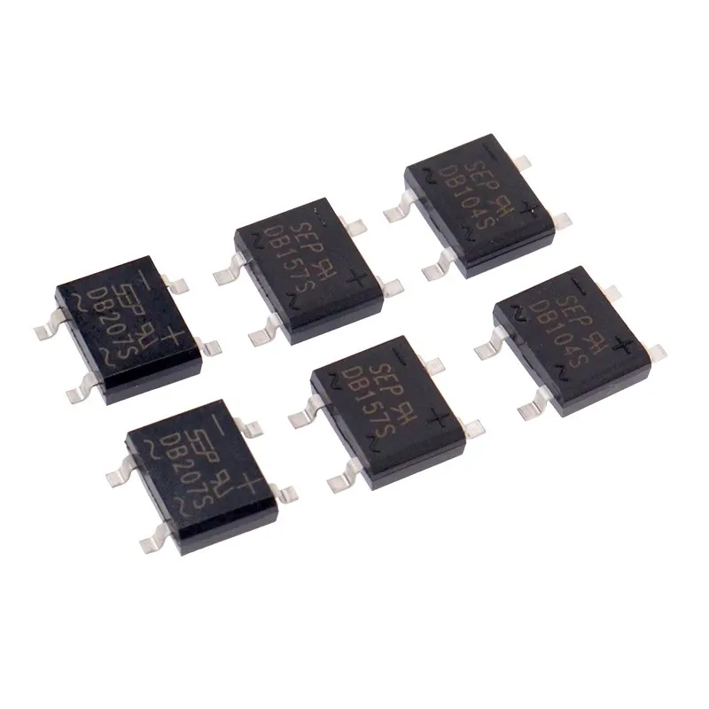 10PCS DB104 DB105 DB106 DB107 DB157 Diode Bridge 1A 1000V DIP4 Single Phases Diode Rectifier Bridges Electronica Componentes