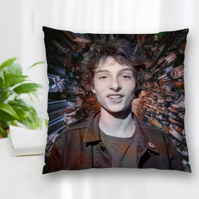 Custom Finn Wolfhard Pillowcase with Zipper Bedroom Home Office Decorative Pillow Sofa Pillowcase Cushions Pillow Cover 9.29