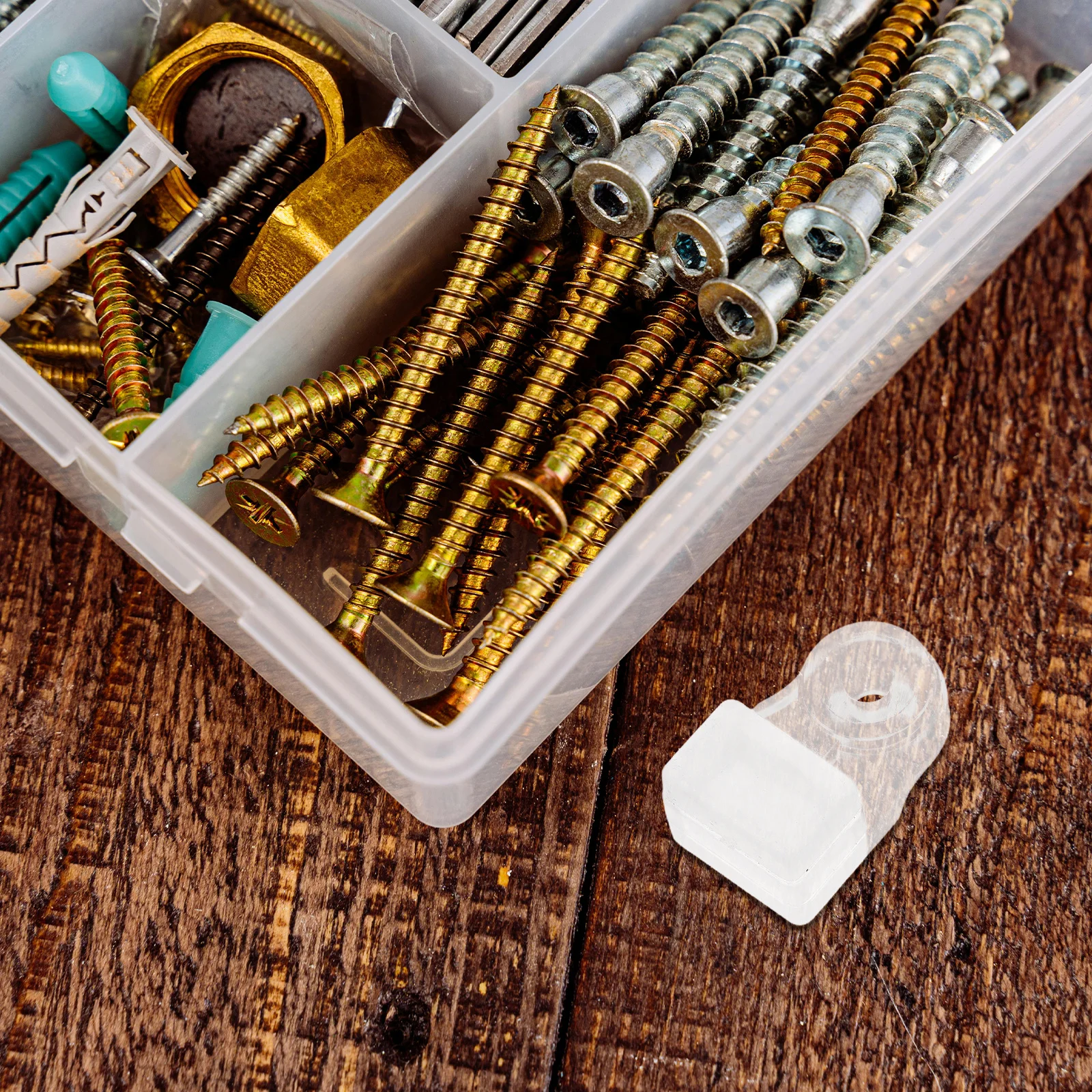 

20Pcs Glass Wardrobe Fixing Clips Clear Retainer Holder for Stable Mirror Cabinet Doors Glass Panels Mirror Clear Clips