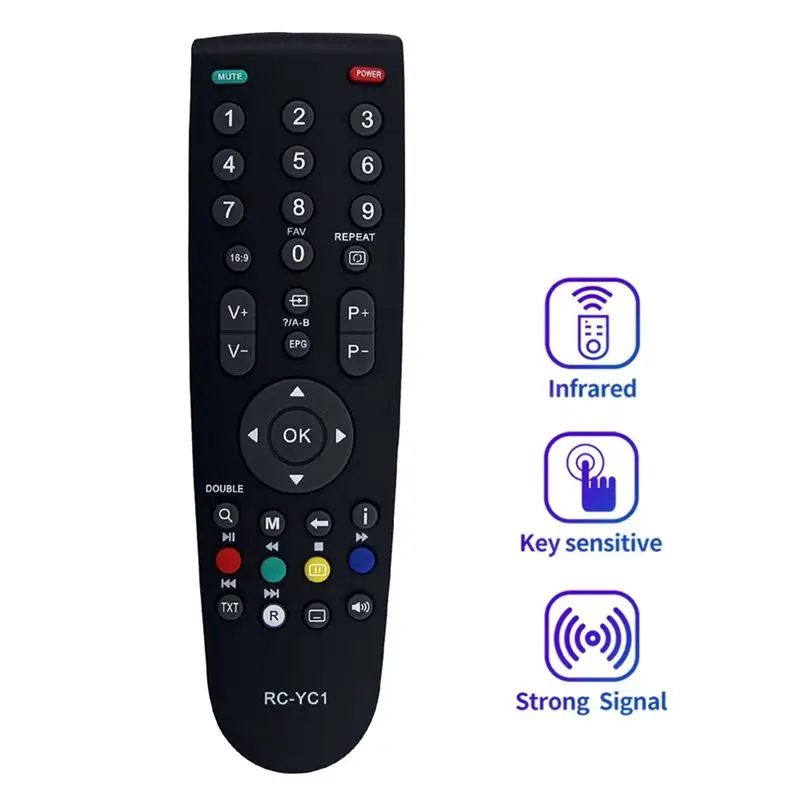 B76B TV Remote Control RC-YC1 Replacement for Grundig Smart TV