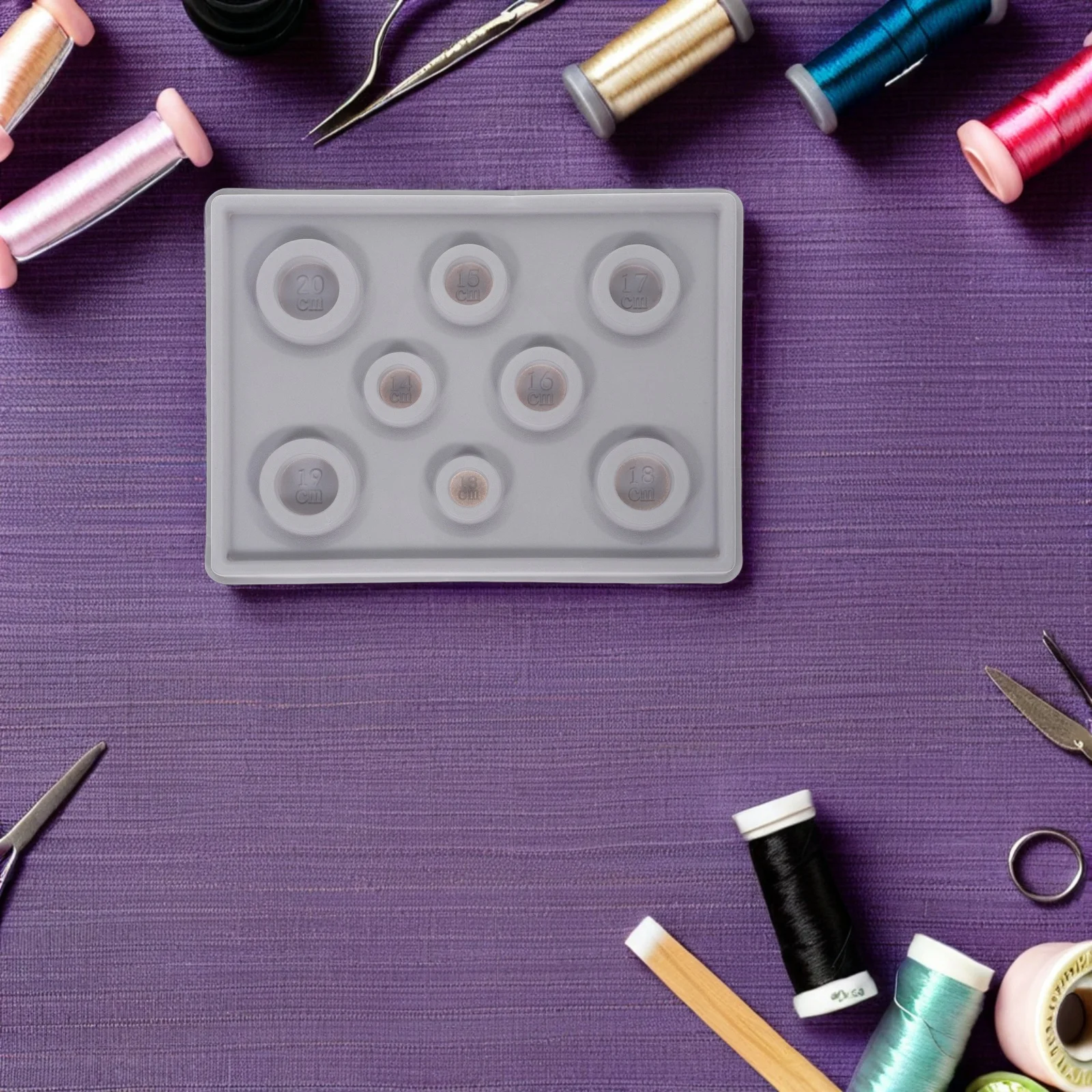 

Design Tray for DIY Jewelry Projects Measuring Board for Necklaces Bracelets Beading Mat Craft Storage Solution