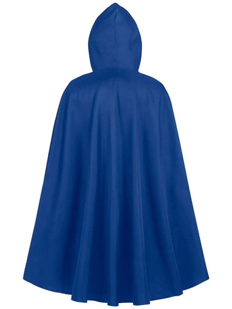 新しいハロウィンメンズフード付きマント中世ヴァンパイア海賊ショルダーラップロングローブオールドレンジャーパフォーマンスコスチューム