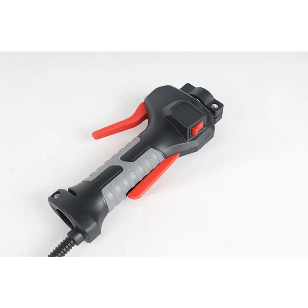 Compact Ergonomic Side Mount Accessory for Pole Saw and Pruner with Control Switch and Construction Compact Ergonomic