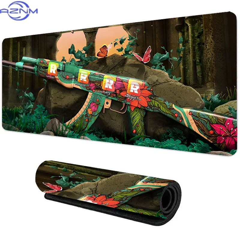 CSGO Counter Strike Gun AK M4 game Boys esports Thickens oversized mouse pad table pad keyboard pad custom non-slip desk mat
