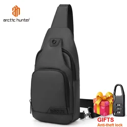 ARCTIC HUNTER-Bolso de pecho de viaje de corta distancia para hombre, bolsa de mensajero impermeable, de gran capacidad bolso de hombro, deporte al aire libre, nuevo