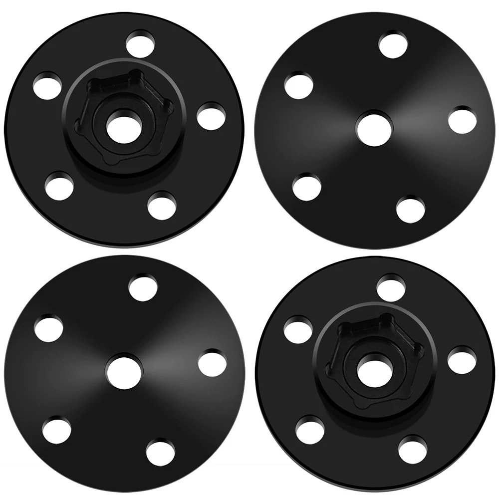 TRINOOD 4PCS Wheel Hex Hub Adapters for 1/10 Tamiya Clod Buster 4×4×4 Tires(12mm)