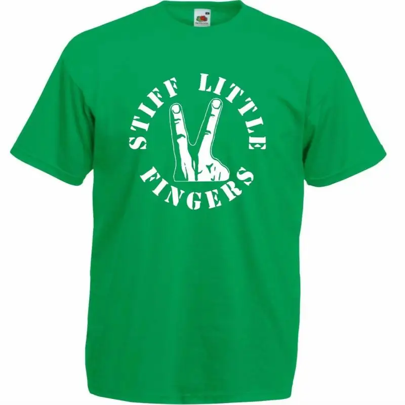 Stiff Little Fingers T-Shirt - Irish Punk Band, New Wave Green Free delivery