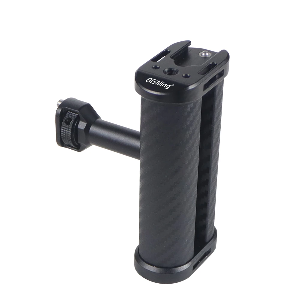 Universeller rechter und linker Seitengriff für Kamerakäfig-Handgriff mit Kaltschuhhalterung für Mikrofon-Videoleuchte für Sony für Canon Nikon – Detail 2