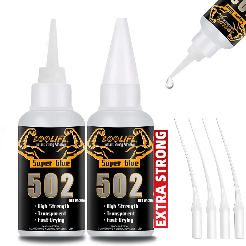 Loolifl 20ml 502 Instant Strong Super Glue Universal Super G