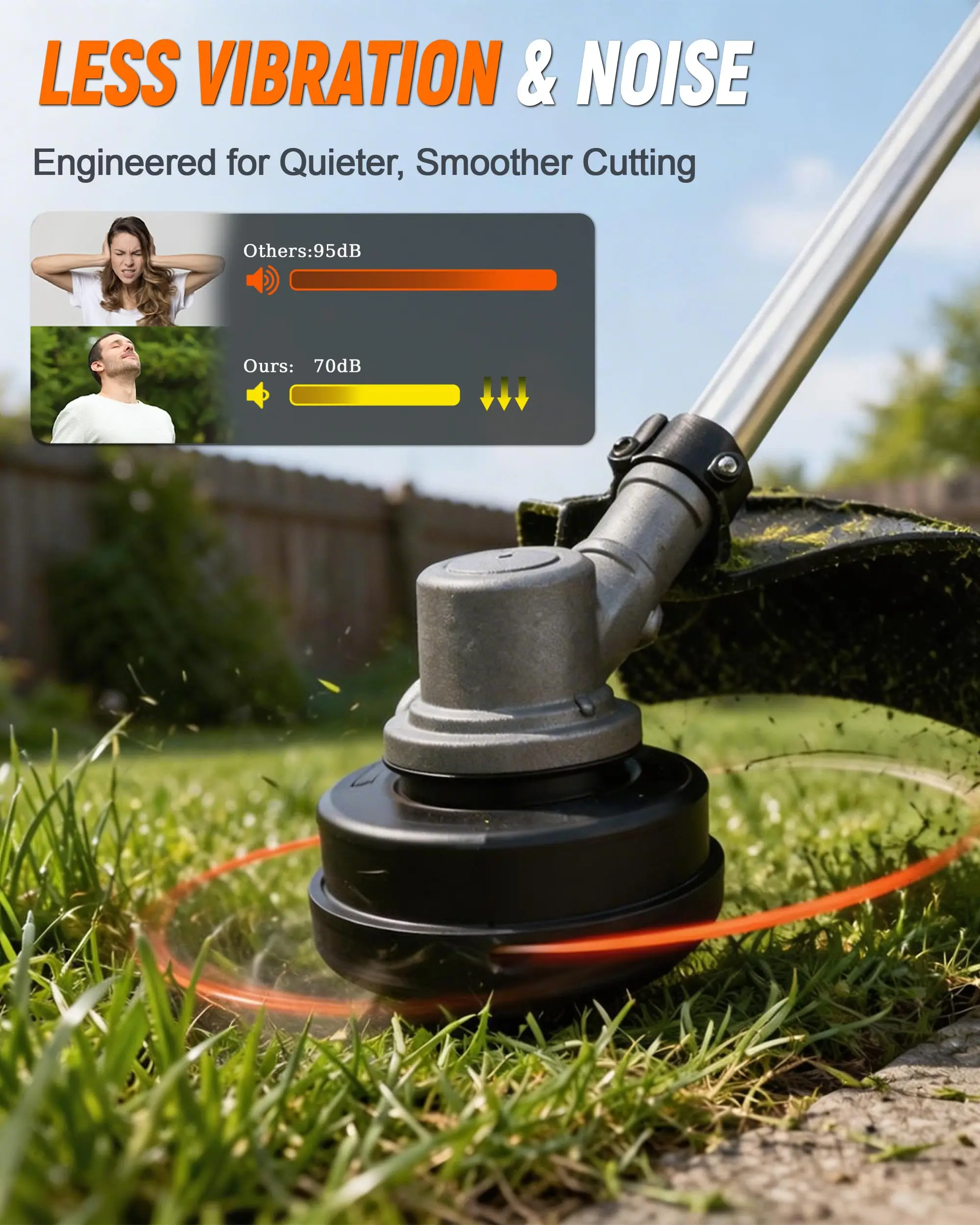 2.0mm~4.0mm Brush Cutter Sharp Rope Grass Mower Pentagram Nylon Mowing Trimmer Line Trimmer Head String Grass Trimmer Roll view 5