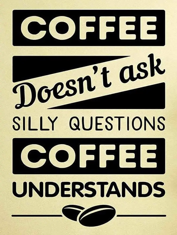 8X12 Inch Coffee Understands Metal Tin Sign Retor Wall Decor Tin Sign sign