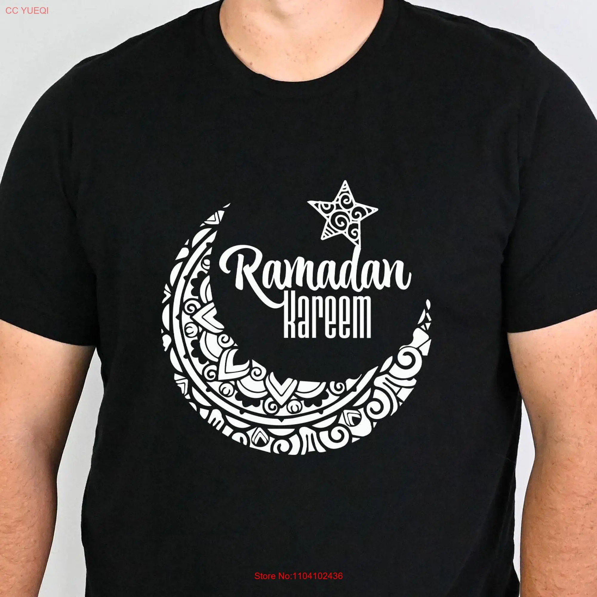 Ramadan Kareem T Shirt Eid Mubarek Mode Family Religion GifT s long or short sleeves