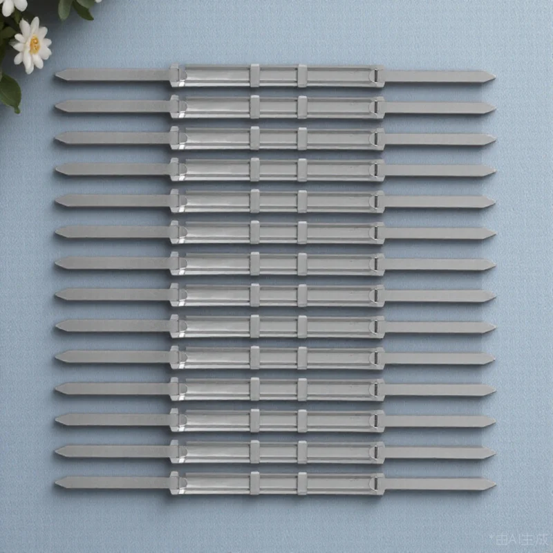 50 Stück Metall-Bindungs-Wirbelsäulenklammern, robust, für Büro, Schule, Dokumenten-Organizer, stilvolles Design, Aktenordner-Zubehör