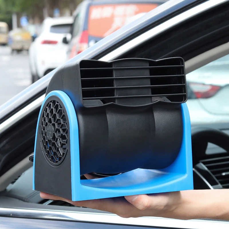 Aire acondicionado para coche, ventilador de aire de 12V, velocidad ajustable, silencioso, con encendedor de cigarrillos automático