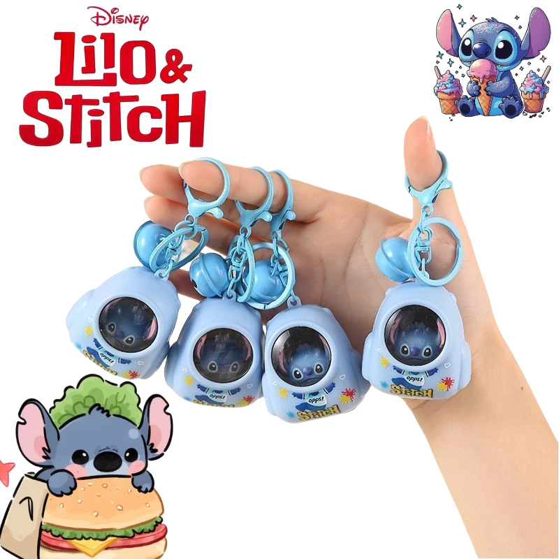 

Disney Stitch мультфильм милый светящийся брелок творческая личность мужской и женский атмосферный легкий рюкзак кулон подарок