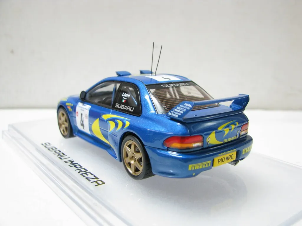 Diecast Hobby 1:43 Scale Impreza 1997 #4 Alloy Car Model view 5