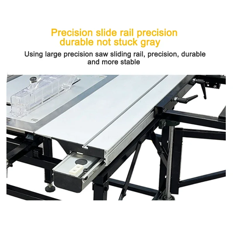 Multi-function Woodworking Push Table Saw Foldable Brushless Rocker Arm Precision Workbench Portable Folding Tables For Workshop