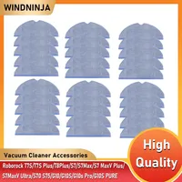 Washable Reusable Mop Cloths For Roborock T7S/T7S Plus/T8Plus/S7/S7MaxV Ultra/S70 S75/G10/G10S/G10s Pro/G10S PURE Robot Cleaner