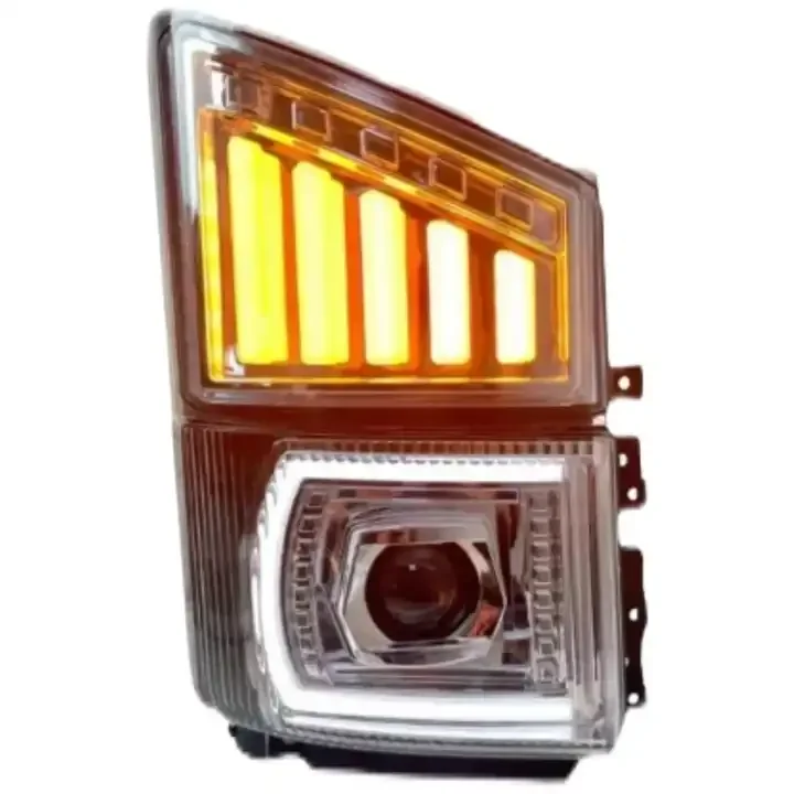 Factory Price 1 PC L/R Headlight Corner Lamp Combination For Isuzu 700p Truck Heavy Duty LED DRL Amber Fog Lamp OEM 8-97585172-2